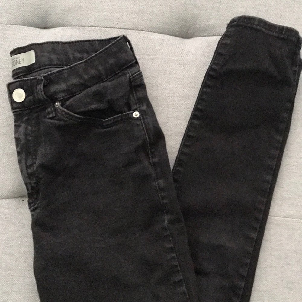 BLACK TOPSHOP SKINNY JEANS